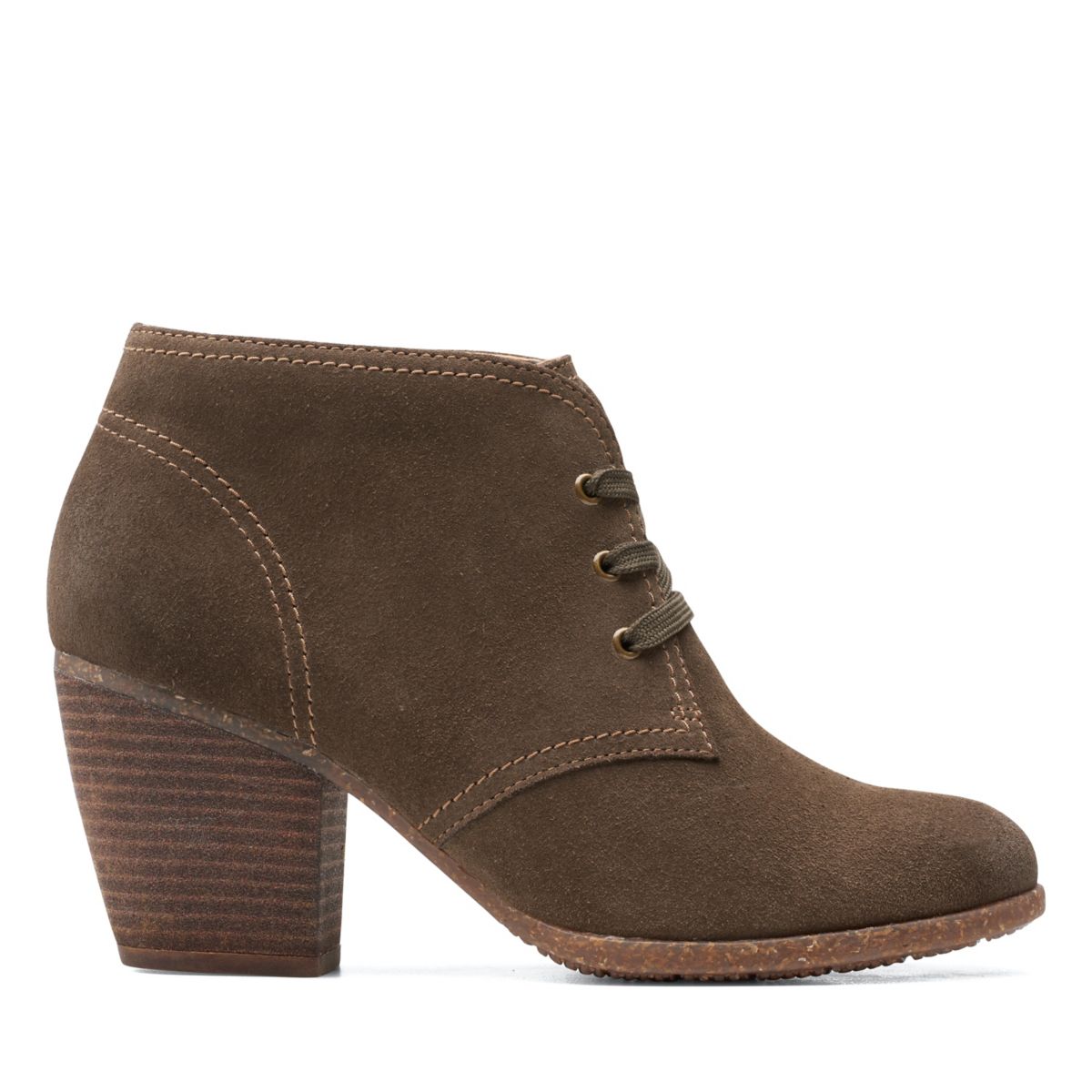Clarks Bergen Pizzo Verde Scuro Oliva | 3993584