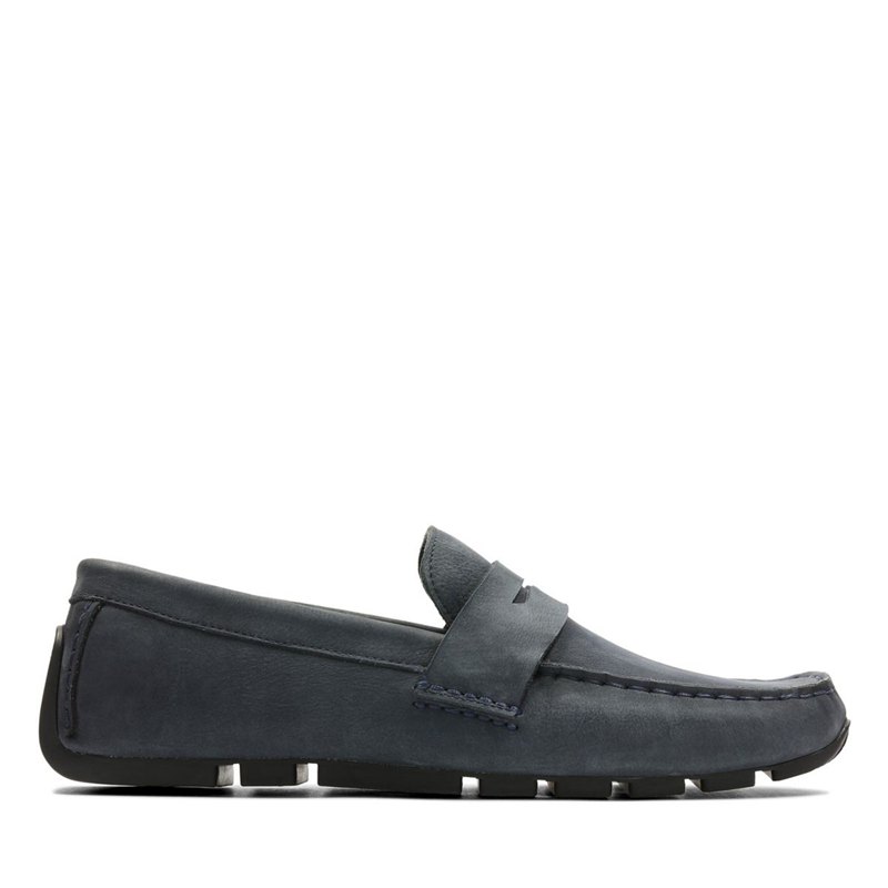 Clarks Oswick Penny Blu Marino | 57776516